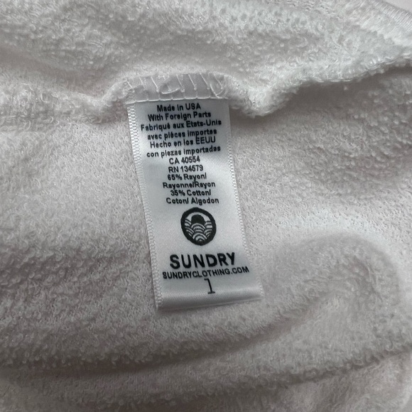 Sundry NWOT Lover Sweatshirt Rainbow Size 2 Medium - Picture 5 of 6